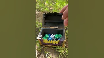 DnD mimic storage box #roleplaying #dungeonsanddragons #ttrpg #tabletopgames #dnd5e #dice