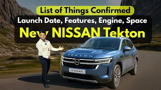 New Nissan TEKTON will beat CRETA 🔥 Confirmed Things of TEKTON - Engine, Price, Features, etc