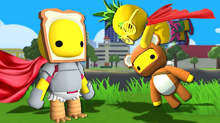 We Turned Into RAGDOLL SUPERHEROES! - Wobbly Life Gameplay