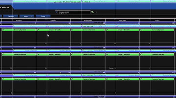 Venus 1500 Version 4: How to Remove Presentations in Scheduled Playlist Mode