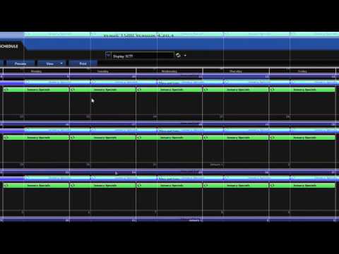 Venus 1500 Version 4: How to Remove Presentations in Scheduled Playlist Mode