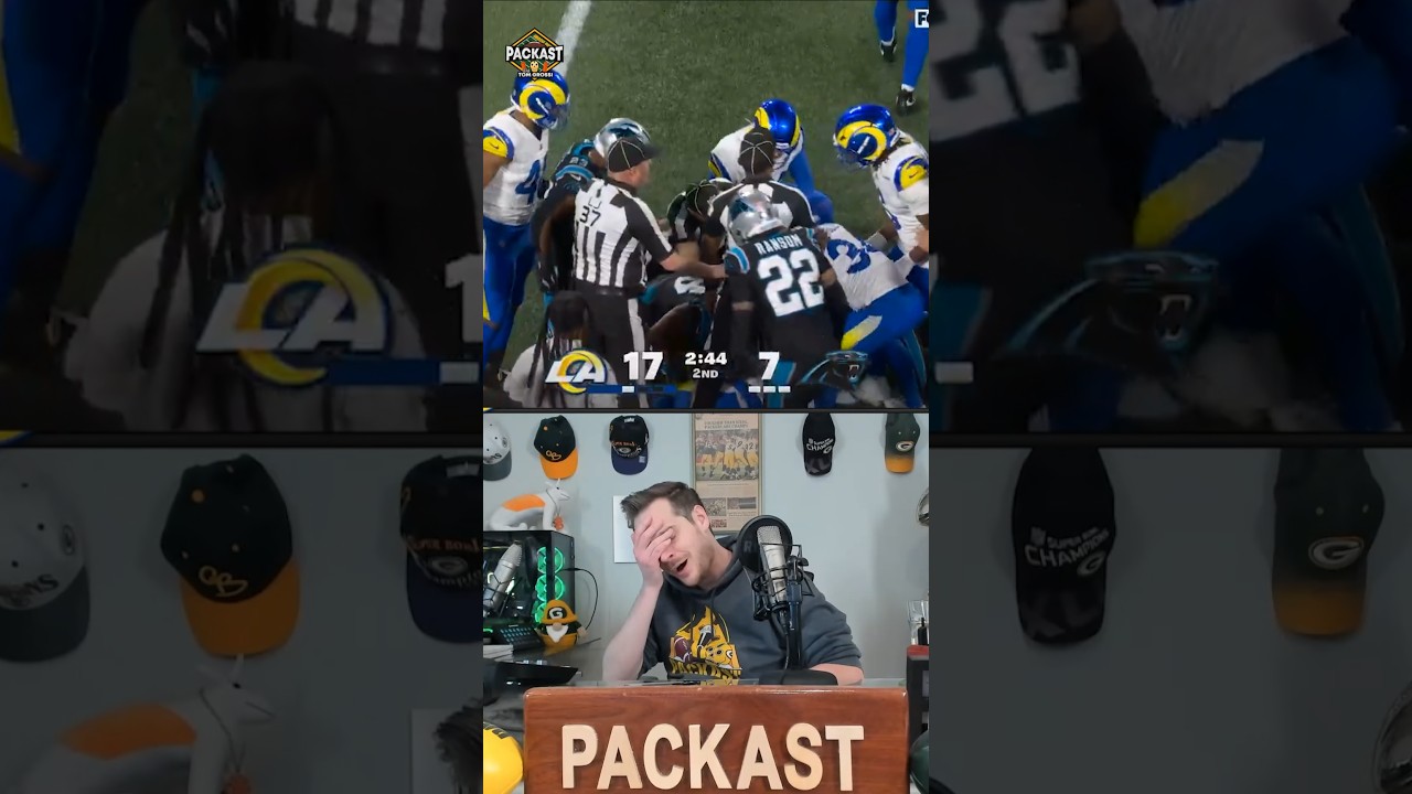 The Panthers Fumble a Punt off their Face #nfl The Panthers Fumble a Punt off their Face #nfl