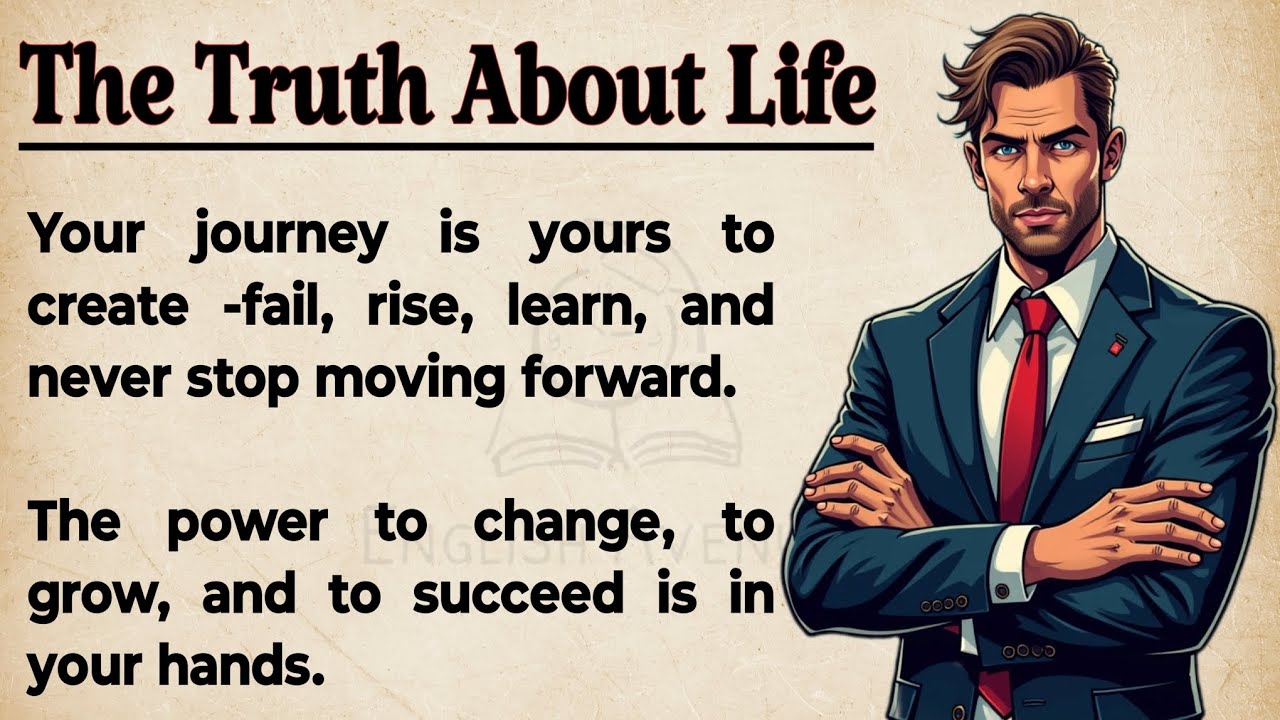 Outline Video The Truth About Life || Learn English Through Story🔥 || English Listening Practice ✅|| Graded Reader
