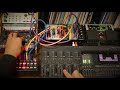 "slow forward" with volca keys, volca fm, tape loop, mutable instruments braids, space echo