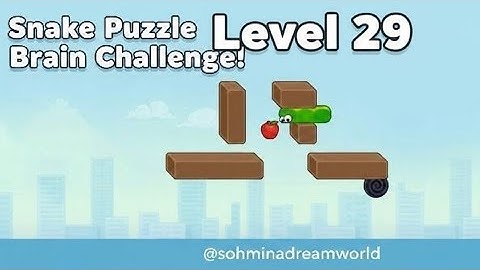 Snake Puzzle Level 29 Gameplay | Tricky Snake Brain Challenge 🧠 | Fun Mobile Game Walkthrough