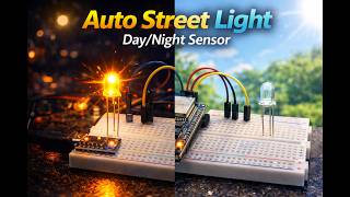 Automatic Street Light using Arduino | Day Night Sensor Project