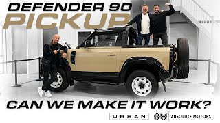 NEW Land Rover DEFENDER 90 PICKUP  Can we make it WORK? | URBAN Uncut S3 EP09