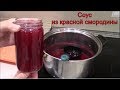 Соус из красной смородины к мясным и рыбным блюдам