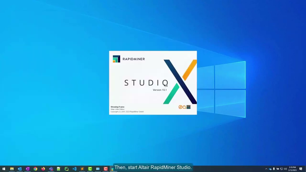 Activate and Use Altair Units Licensing with Altair® RapidMiner® Studio