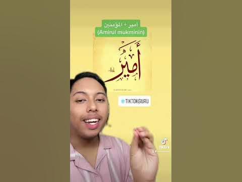 Maksud Nama Amirul | Sir Syazwan - YouTube