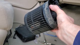 2014 Nissan Rogue HVAC blower motor replacement