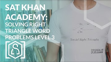 SAT Khan Academy Solving Right Triangle Word Problems Level 3