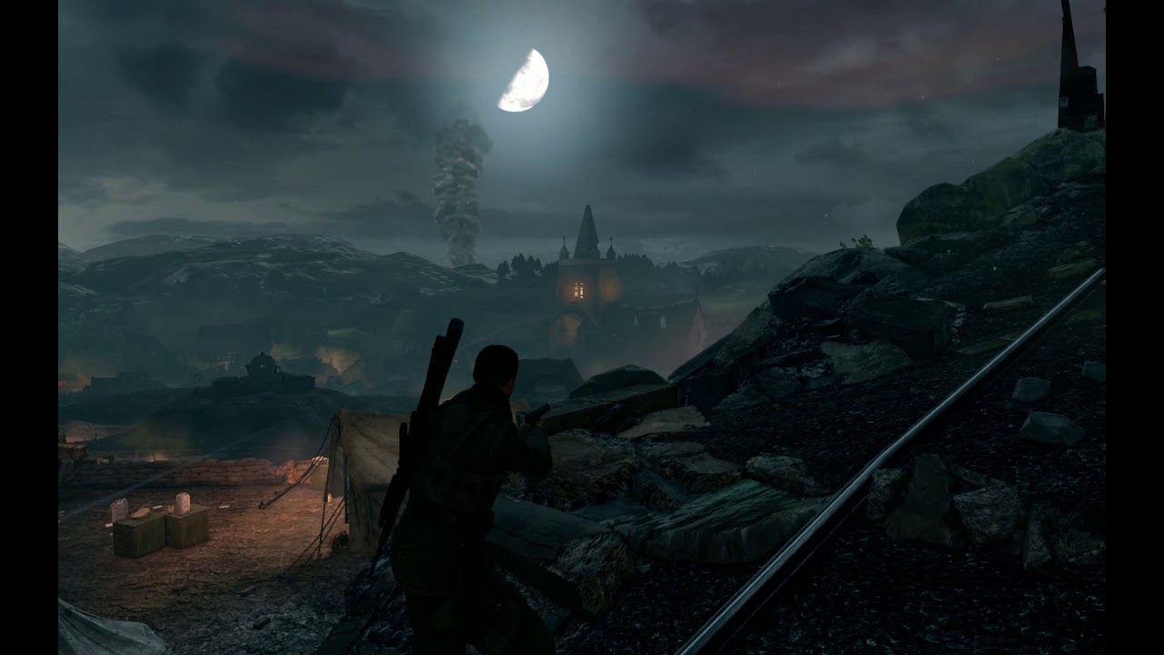 Sniper Elite 2. Уничтожение ракеты.