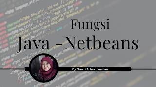 Fungsi (Method) - Java NetBeans