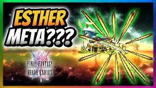 【FFBE】IS ESTHER A TOP DPS AGAIN? | FINAL FANTASY BRAVE EXVIUS