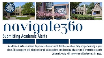 Navigate360  Submitting Academic Early Alerts