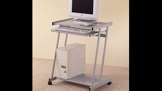 Coaster Contemporary Computer Workstation Office Desk | Cheap Computer Desk