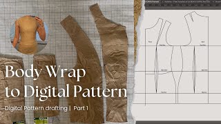 How to Make a Custom Moulage | DIY Bodice Sloper in Adobe Illustrator (Pattern Drafting Tutorial)