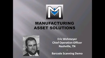 Barcoding with MAS | Manufacturing Asset Solutions