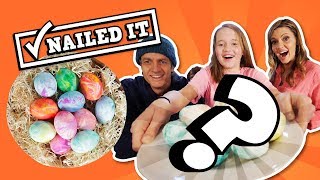 How to dye Easter Eggs with shaving cream // NAILED IT