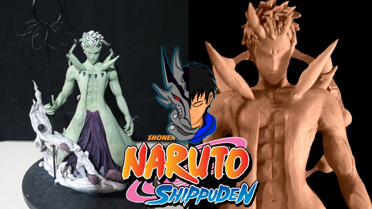 Sculpting Naruto - Obito | biju mode || Membuat actionfigure Obito