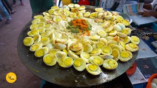 HUGE 40 Eggs Boiled Fry Making Rs. 30/- Only #bharuchfood #shorts