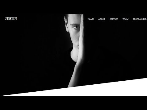 Simple Website with Skewed Background - Part 3 | Tutorial for Beginners