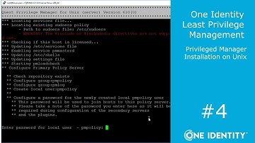 One Identity Authentication Services | Least Privilege Mgmt #4 | Privilege Manager Installation