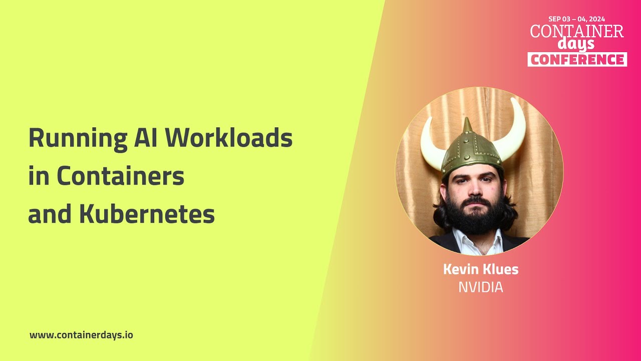 Running AI Workloads in Containers and Kubernetes - Kevin Klues - YouTube
