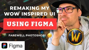 Figma Game UI Design - Creating a World of Warcraft Inspired Game UI