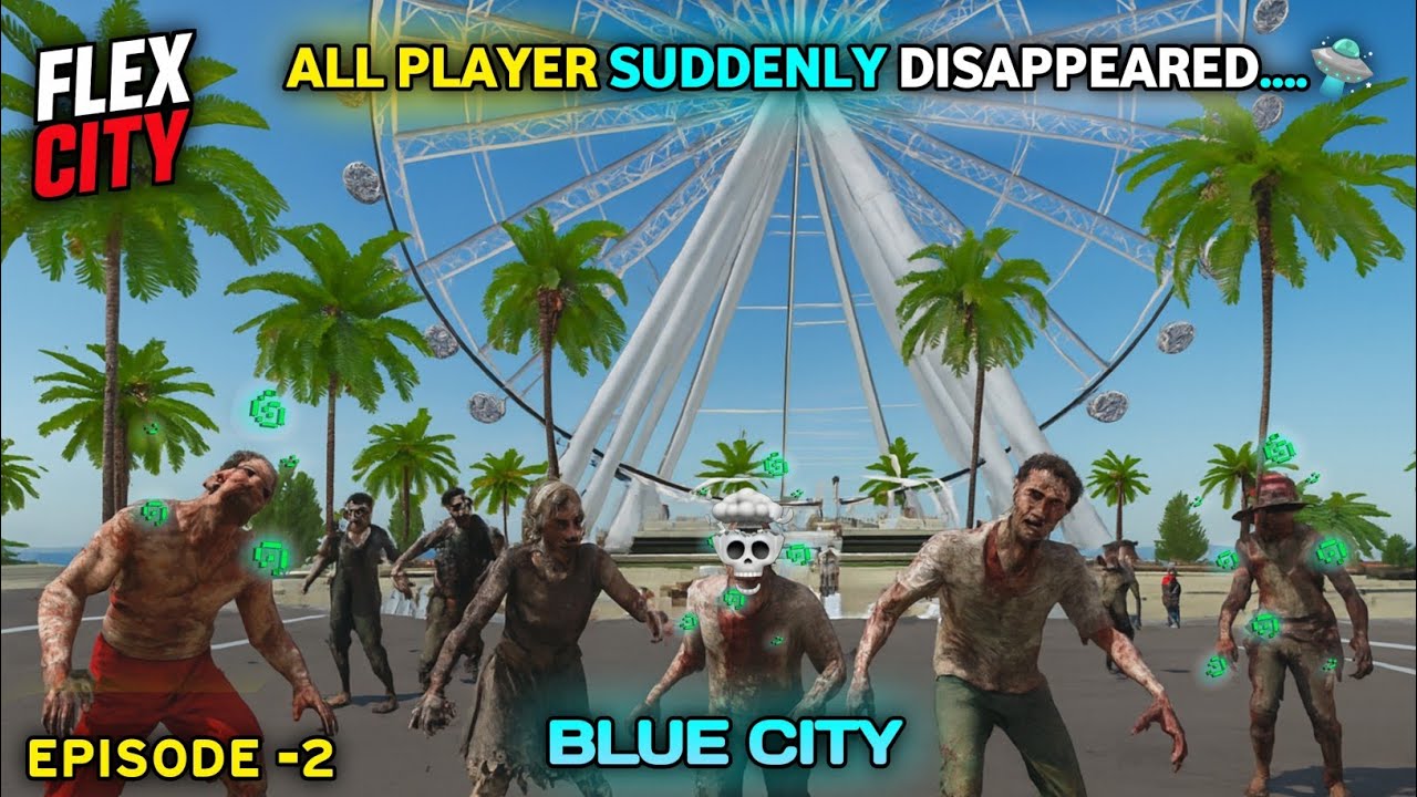 ALL PLAYER SUDDENLY DISAPPEARED AND OTHER PLAYER CONVERT INTO ZOMBIE IN BLUE CITY 