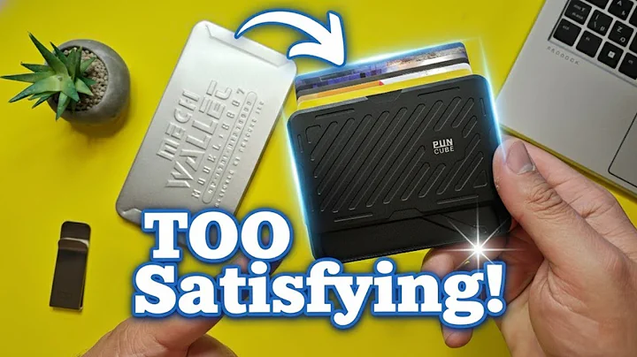 This SLIDE Wallet is TOO Satisfying! Puncube Mech Wallet Review