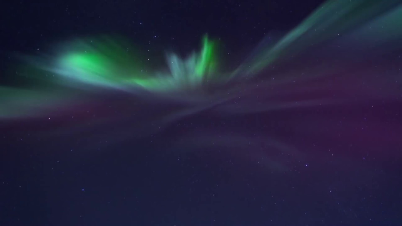 Aurora Over North Pole Alaska Timelapse Youtube