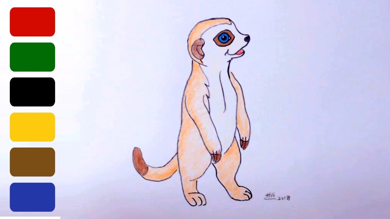 Featured image of post How To Draw A Meerkat Art Hub How to draw a meerkat