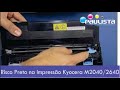 Kyocera m2040  m2640  limpeza corotron carga  paulista impressoras