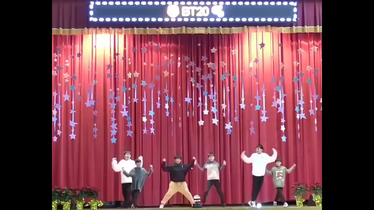2025.12.26 小孩學校才藝展演 - 男團BT20鼻涕耳屎