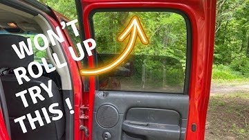Dodge Ram window will not roll Up! (Quick Fix)