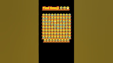 Find 3 Emojis in 5 Seconds – Only 1% Can Do It! Part 65    #find #mindgames