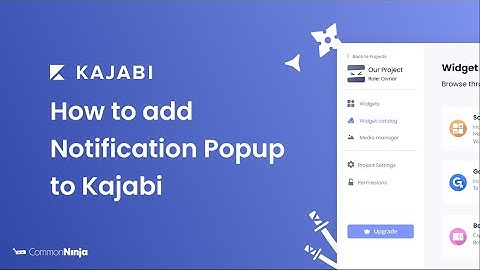 How to add a Notification Popup to Kajabi