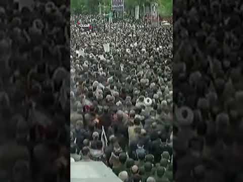 وصول جثامين الرئيس الإيراني ومرافقيه إلى تبريز في موكب رسمي رئيسي