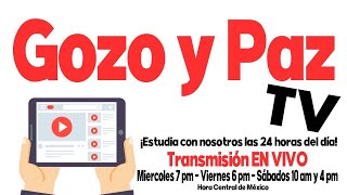 🔴  Gozo y Paz TV 📺 : Estudios de la Biblia, descubre tus raíces hebreas *TV EN VIVO 24 horas*