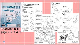 Mathematics Year 2: Recognise and Write Numbers (Activity book page 1, 2, 3 & 4)