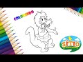 COLORINDO A CUCA Sitío do Pica Pau Amarelo / Learn Colors / PAINTING /  MÚSICAS INFANTIS сборник