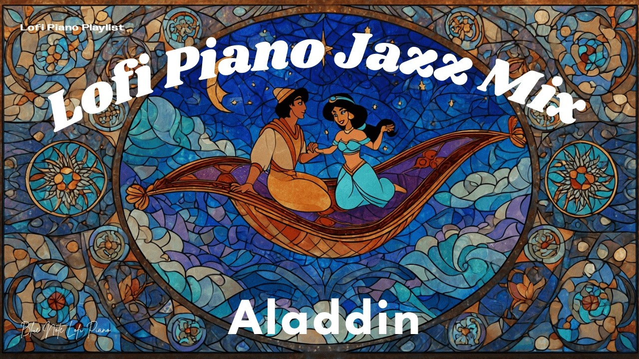 夜に聴きたい Lofi piano｜Aladdin Jazz Instrumental BGM [playlist] - YouTube