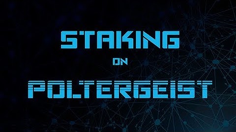 Poltergeist Wallet Tutorial - how to stake SOUL and create a Phantasma Name