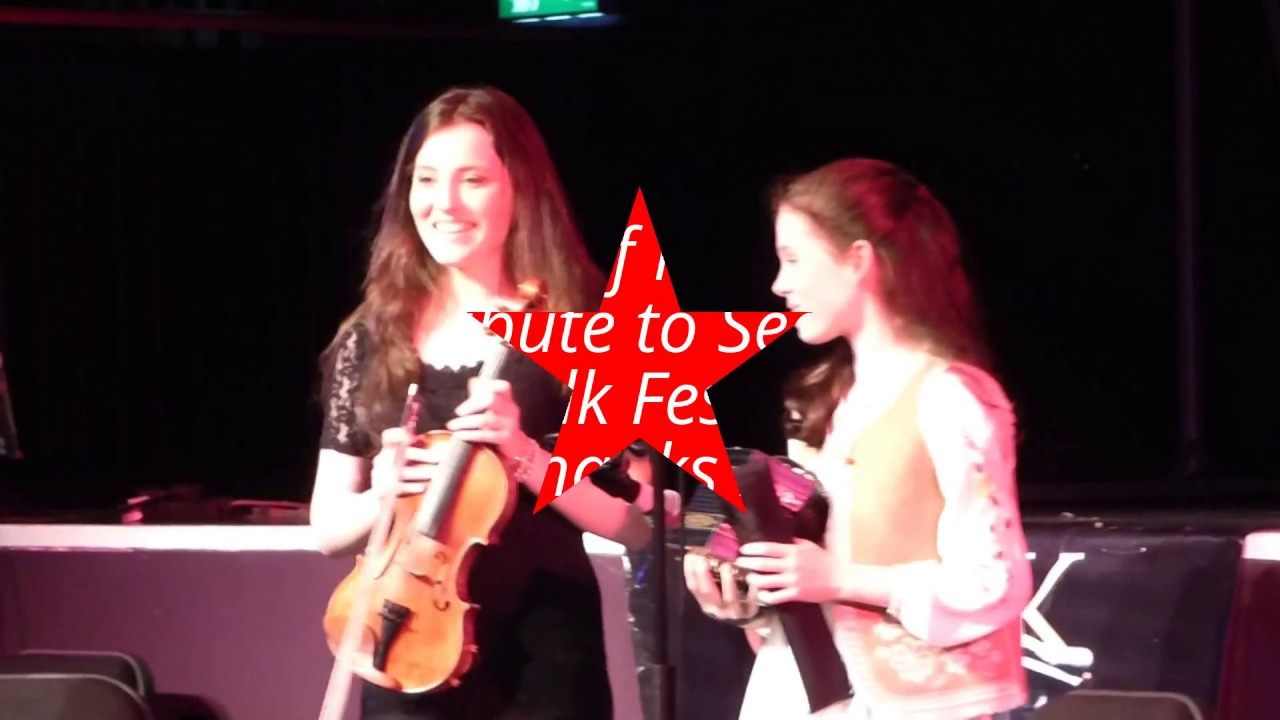 Caoimhe & Eimhear Flannery at Cork School of Music , 37th Cork Folk Festival, Ireland - 01.10.16.