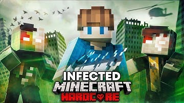 100 Players Simulate INFECTED Hunger Games in Minecraft!