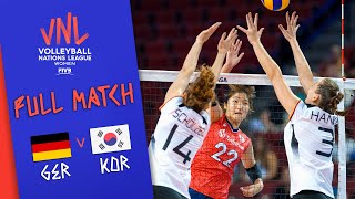 Germany 🆚 Korea - Full Match | Women’s Volleyball Nations League 2019