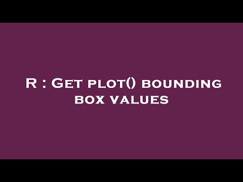 R : Get plot() bounding box values