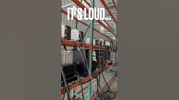 What a Million Dollar Bitcoin Mine Sounds Like #crypto #bitcoin
